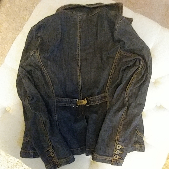 Michael Kors denim jacket size 10 - Picture 5 of 5